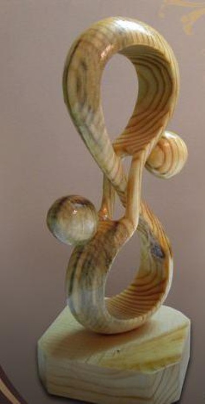 مجسمه چوبی HOO2