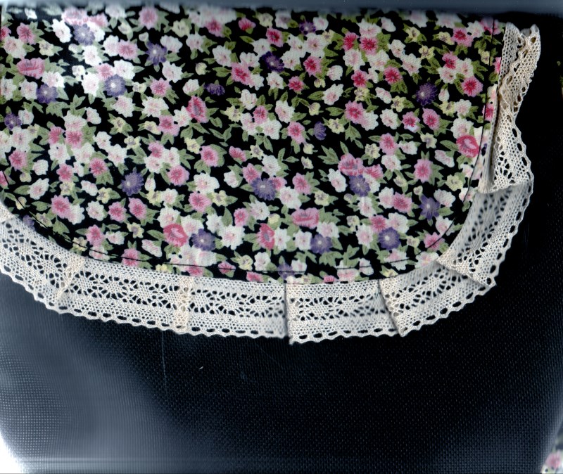 کیف کتان گل‌گلی (بزرگ)