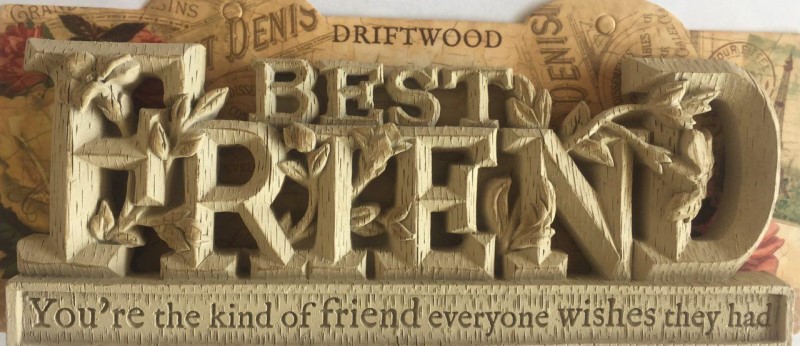 کتیبه چوبی 60 (Best friend)