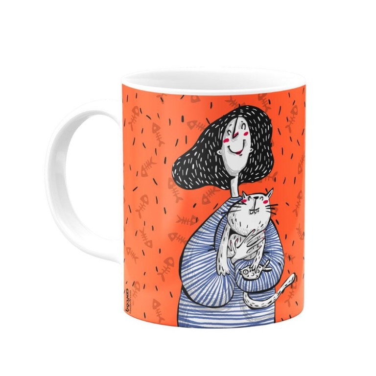 ماگ گربه جان
