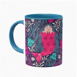 ماگ داخل رنگی mermaid