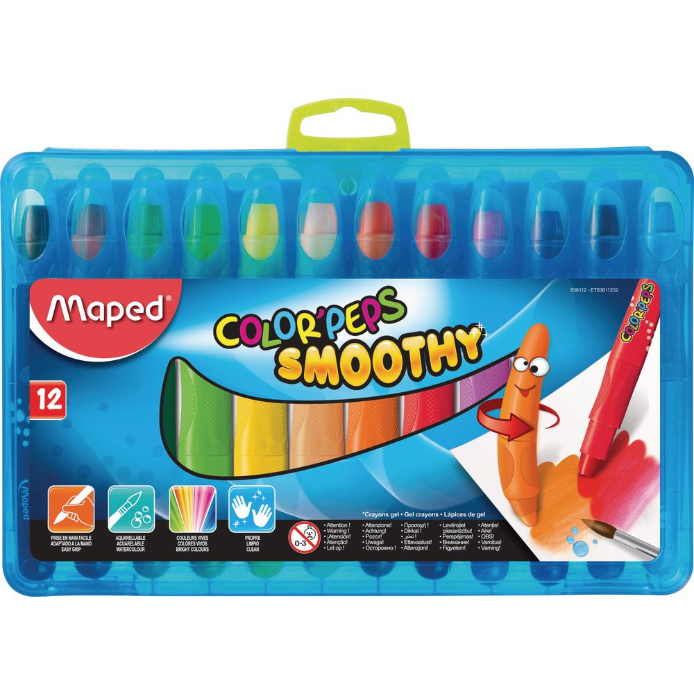 پاستل پیچی 12 رنگ (Smoothy)