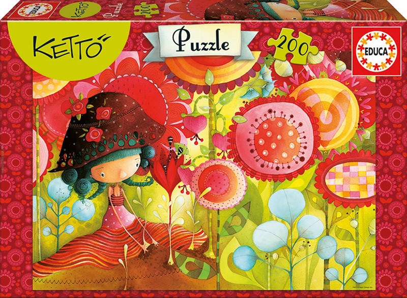پازل 16813 jungle of flowers ketto