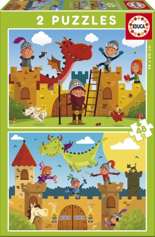پازل 17151 dragons and knights