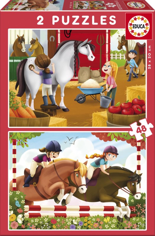 پازل 17150 horse grooming