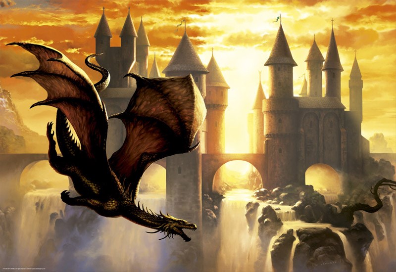 پازل 17312 Sunset dragon