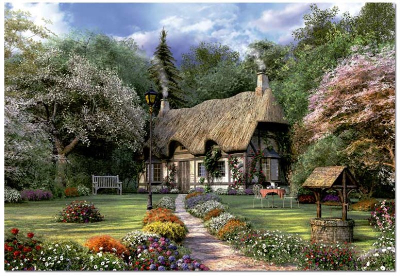 پازل (15165) Rose Cottage