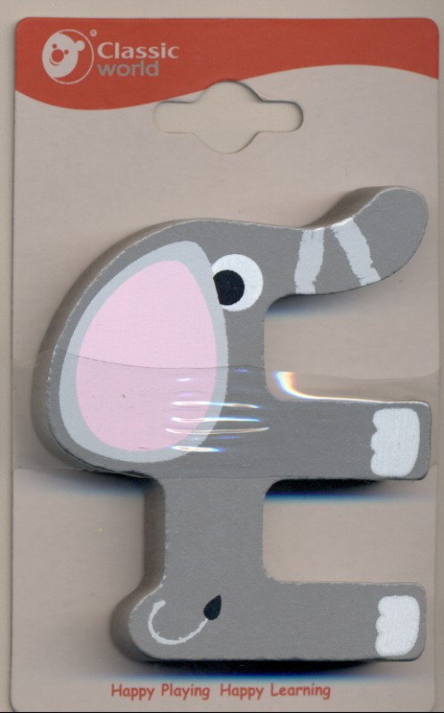 حرف Letters and animals E