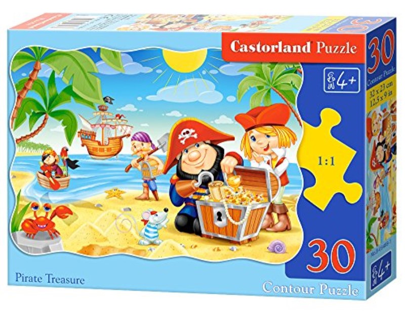 پازل مقوایی 30 تکه Pirate treasure 3488-1