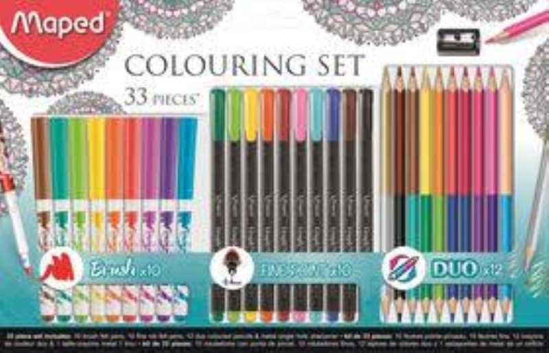 ست کادویی ماژیک روان‌نویس مدادرنگی و تراش (897417) - 0