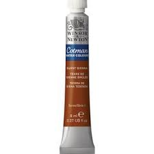 آبرنگ 8 میل burnt sienna (0303074)