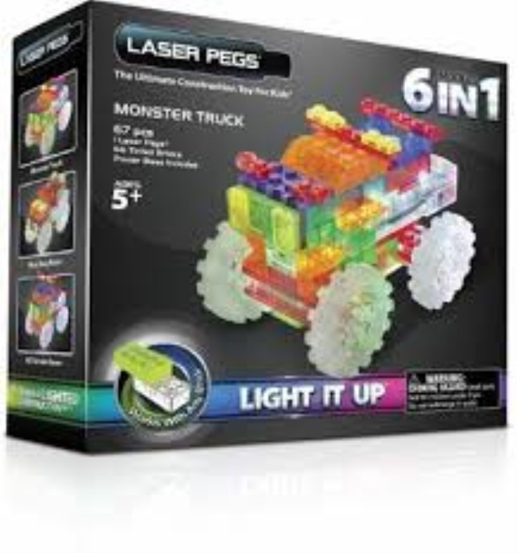 Laser pegs zippy do monster truck (zd110b)