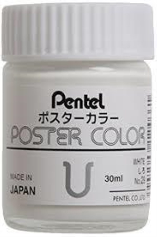 گواش (pentel) سفید