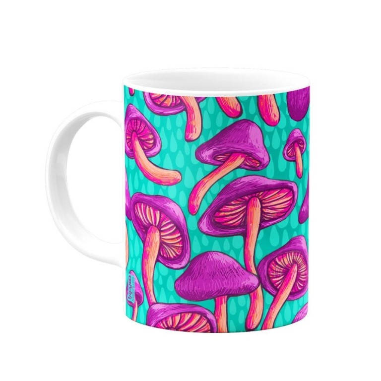 ماگ Purple Mushrooms