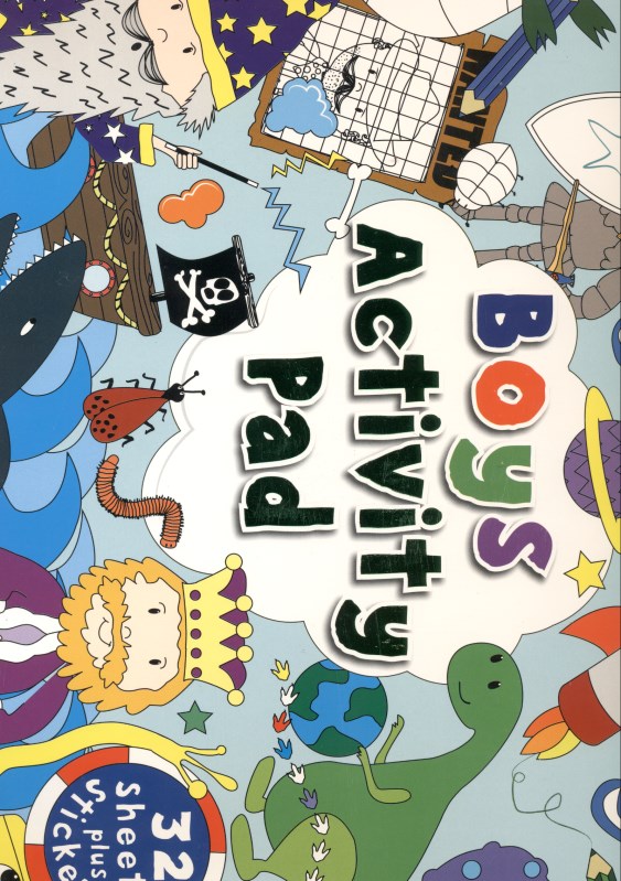 Boys activity pad