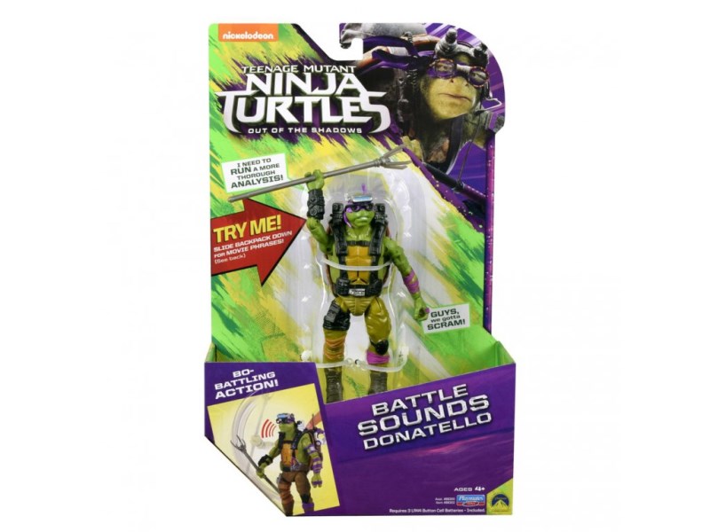 battle sounds donatello tmnt movie deluxe figure 3029
