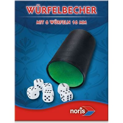 dicecup with 6 dice