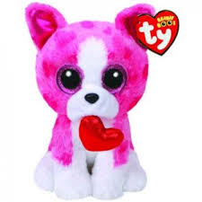Beanie boos dog romeo pink red (36864)