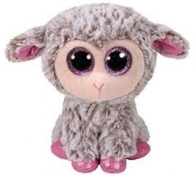 Beanie boos lamb dixie grey (36871)