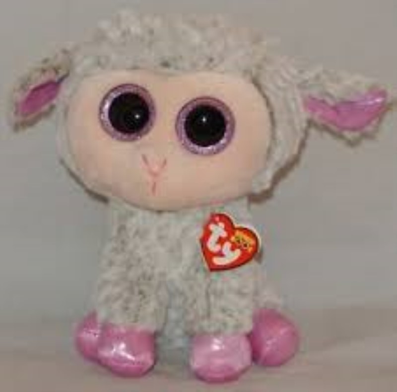 Beanie boos lamb dixie grey (37257)