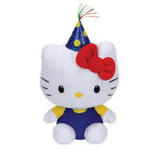 Hello kitty beanie babies happy birthday (41137)