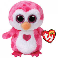 Beanie boos penguin juliet pink red (36865)