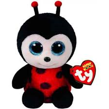 Beanie boos bug izzy black red (36850)