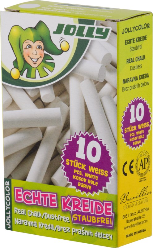 Jolly jollycolor blackboard chalk white 10 83000001