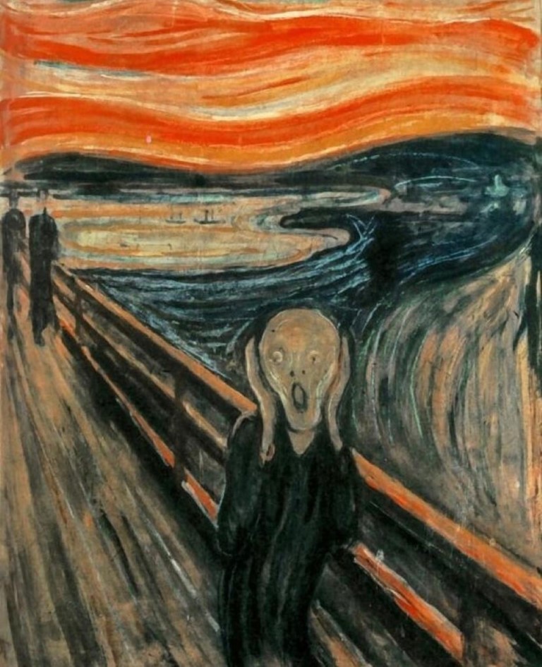 پازل 1000 تکه The scream 2801n14452g
