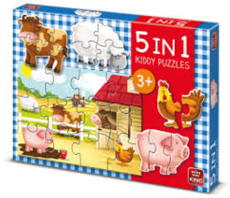 Kiddy Puzzles 5 in 1 farm
