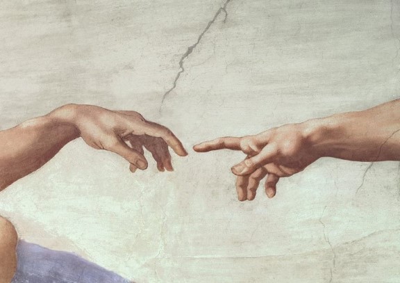 مینی پازل creation of adam 01579