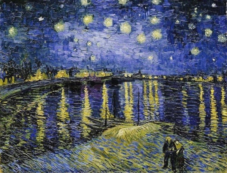 مینی پازل Starry night over the Rhone 01567