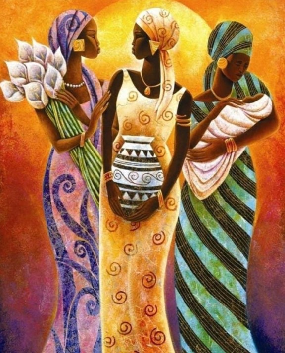 مینی پازل African women 01583
