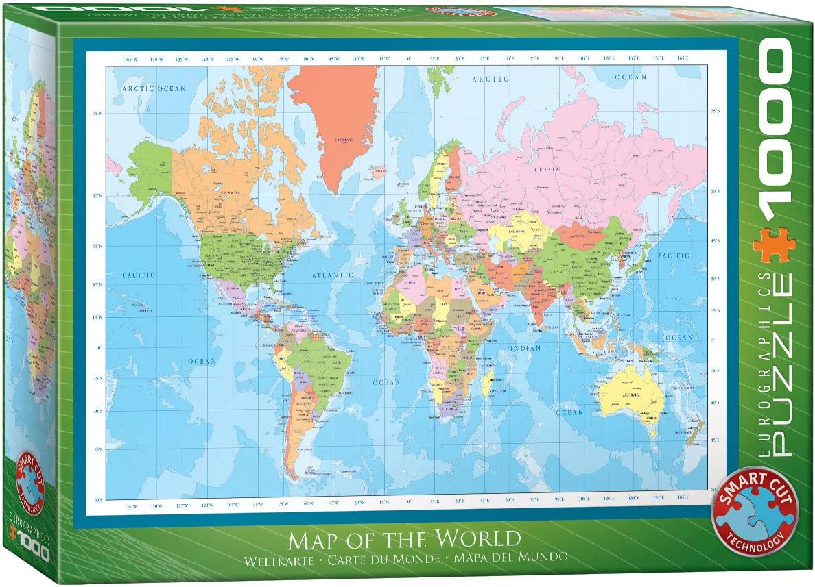پازل (60001271) Modern map of the world