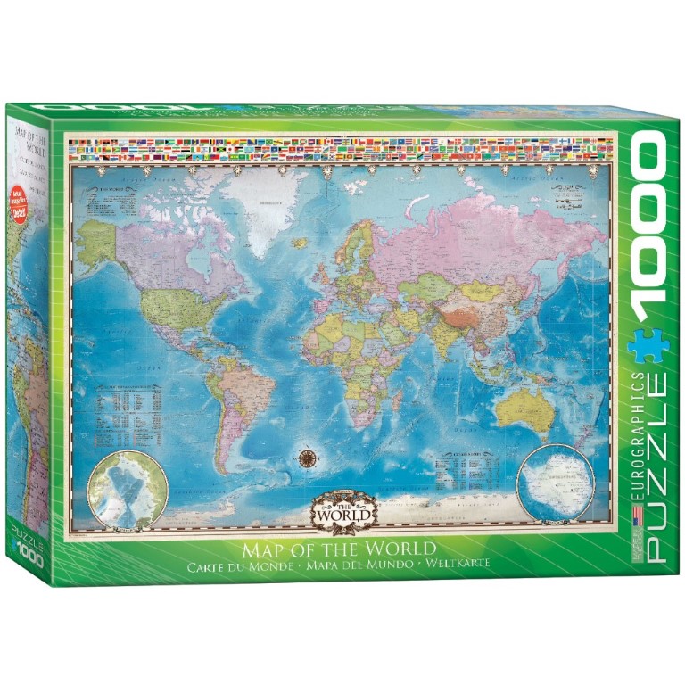 پازل (60000557) Map of the world