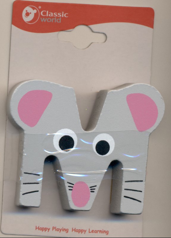 حرف Letters and animals M