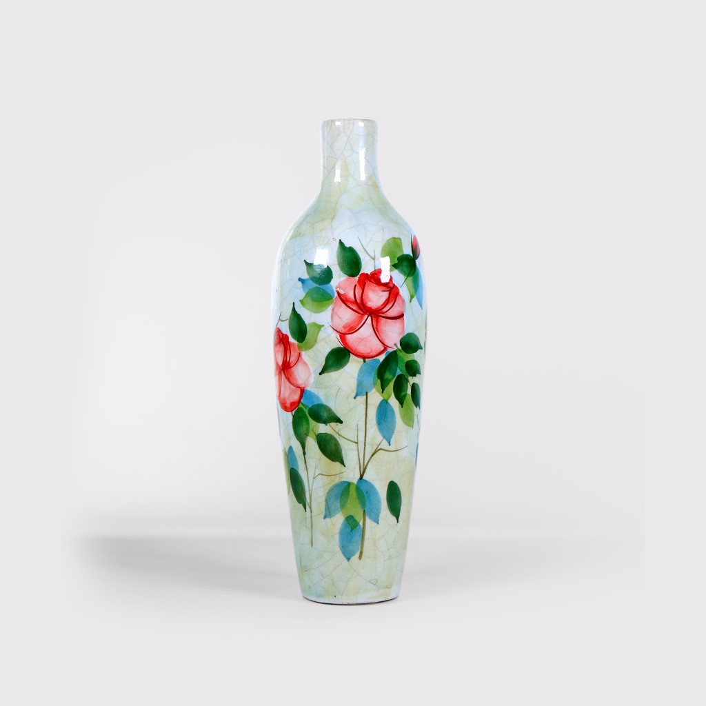 گلدان گل سرخ متوسط E - 0