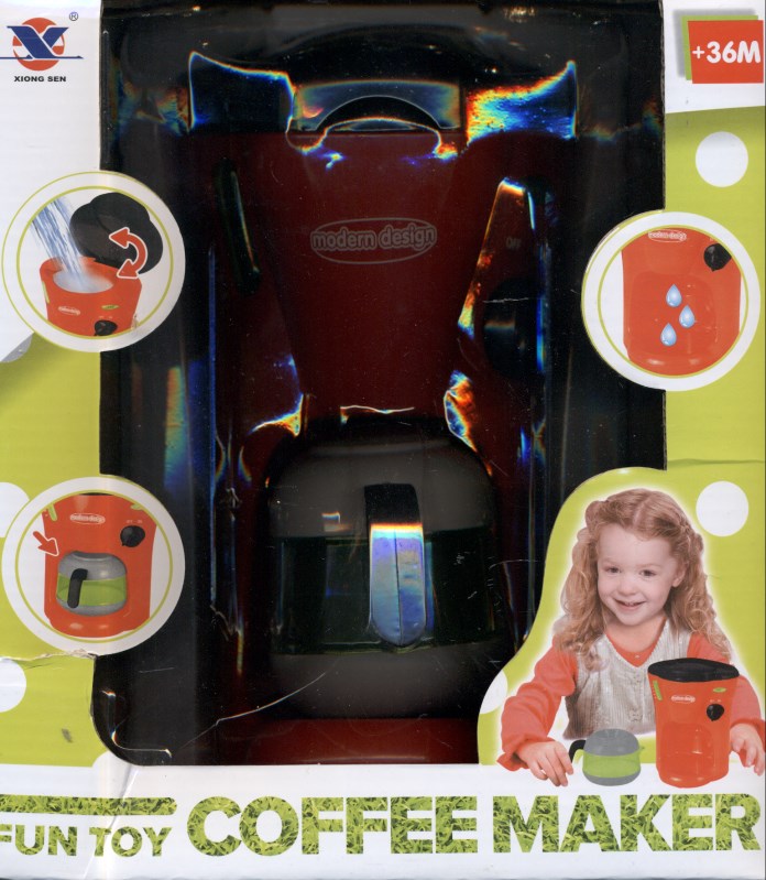 Plastic coffee pot toy 14019