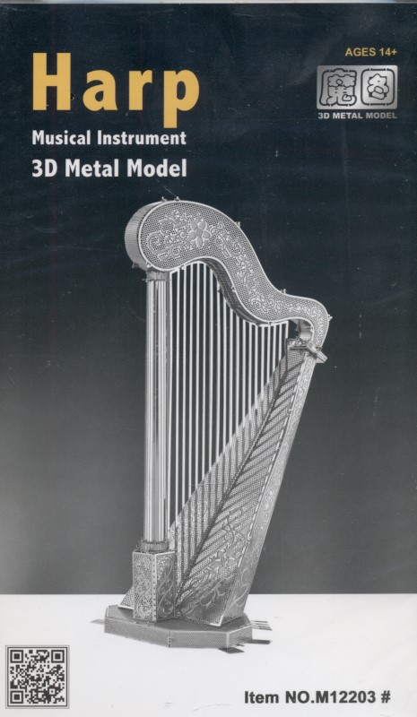 Harp (3D metal model M12203)