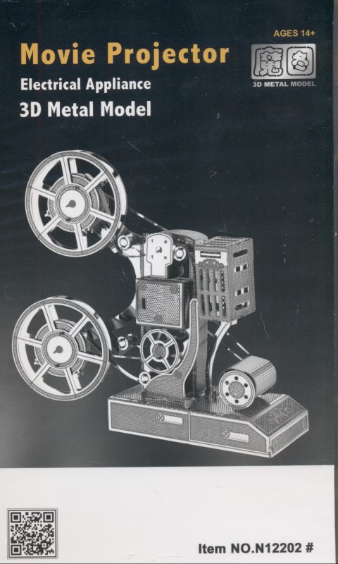 Movie projector (3D metal model N12202)