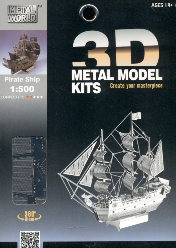 Pirate ship (3D metal model kits C21106)