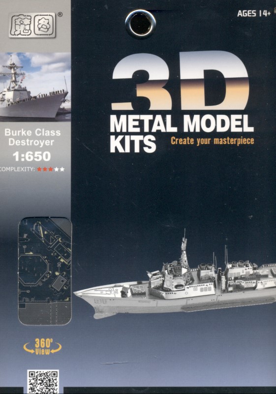 Burke class destroyer (3D metal model kits C21113)