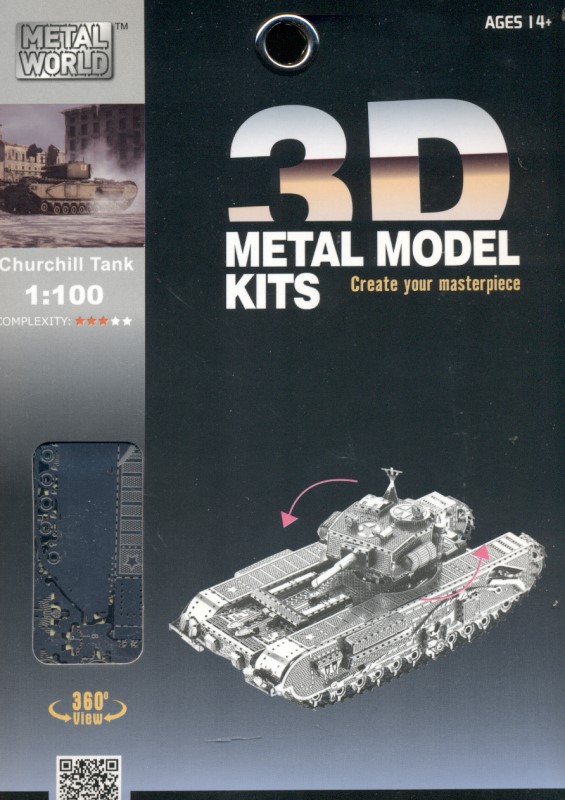 Churchill tank (3D metal model kits L2113)