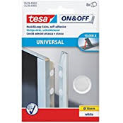 Tesa hook and loop coins self adhesive 8 sets 55226
