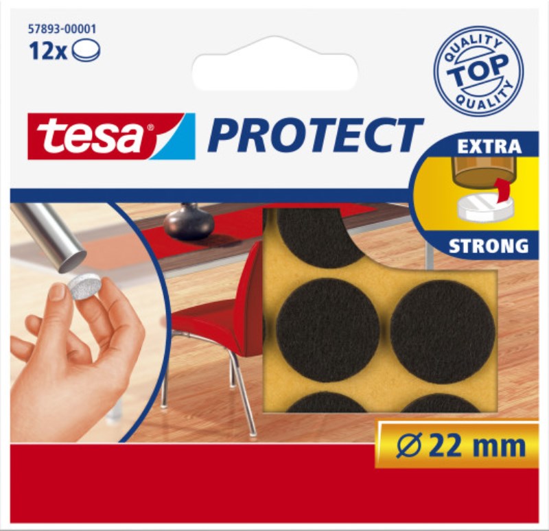 Tesa anti scratch felts 57892