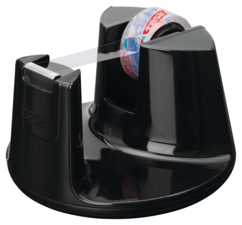 Tesa easy cut desk dispenser compact tesa film crystal clear 53827