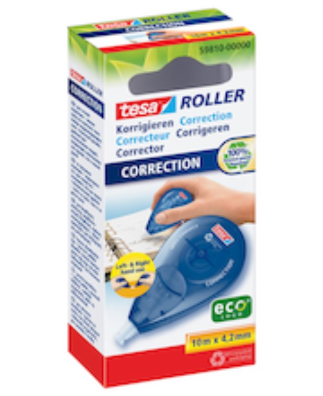 Tesa roller correcton ecologo disposable 59810