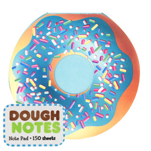 Doughnotes blueberry note pad