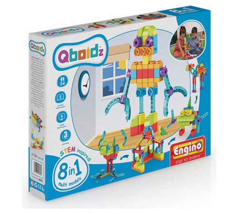 Qboidz 8 in 1 Multimodels (alien robot qb08c)