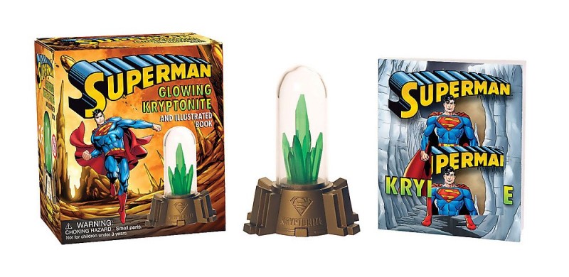 Superman (Glowing Kryptonite and Illustrated Book)
